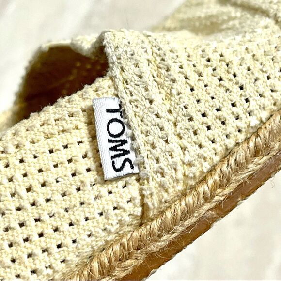 TOMS Woven Jute Classics Flats 206 - Picture 8 of 9